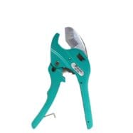 Ratchet plastic pipe cutter