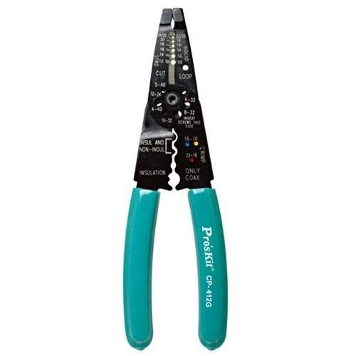 Version 1.0.0 CP- 412G Wire Stripper/Crimper AWG 10-26 with Pliers Head - Image 1