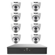 UNV Tri-Guard Fixed Dual-light Turret Network IP + 4K NVR  + 1 TB HDD Storage - Image 3