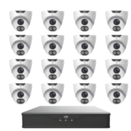 UNV Tri-Guard Fixed Dual-light Turret Network IP + 4K NVR  + 1 TB HDD Storage - Image 5