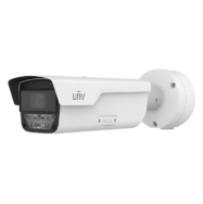 UNV License Plate Recognition LPR Weatherproof NDAA-Compliant Bullet IP Security Camera with IR Lights, LED Lights and a 8-32mm Motorized Lens (PKC2640@Z80-IR-P
