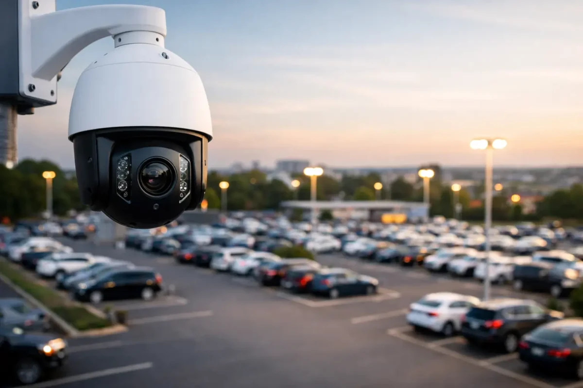 PTZ Camera for Parking Lot Surveillance