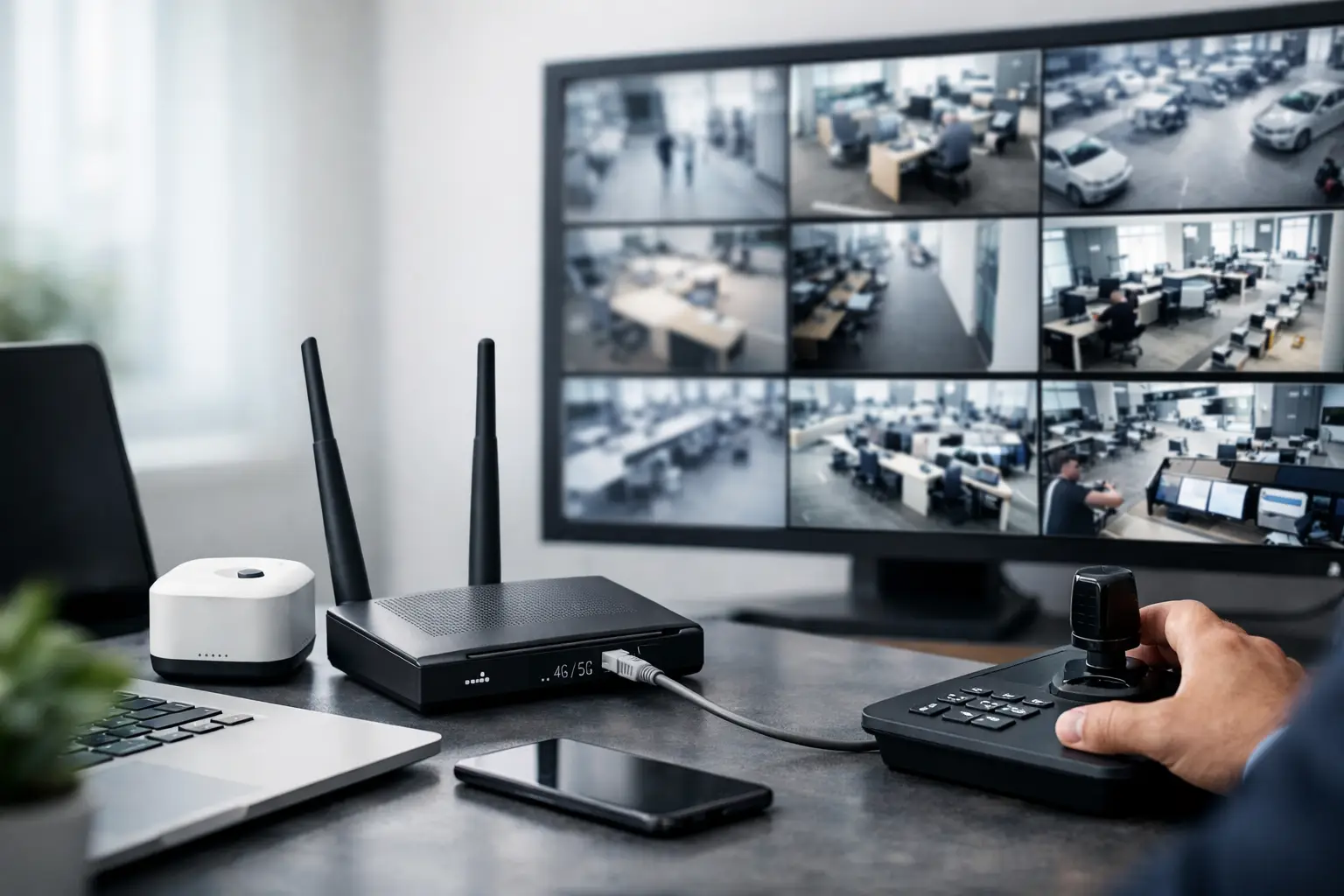 Backup Internet for Surveillance Systems at Work