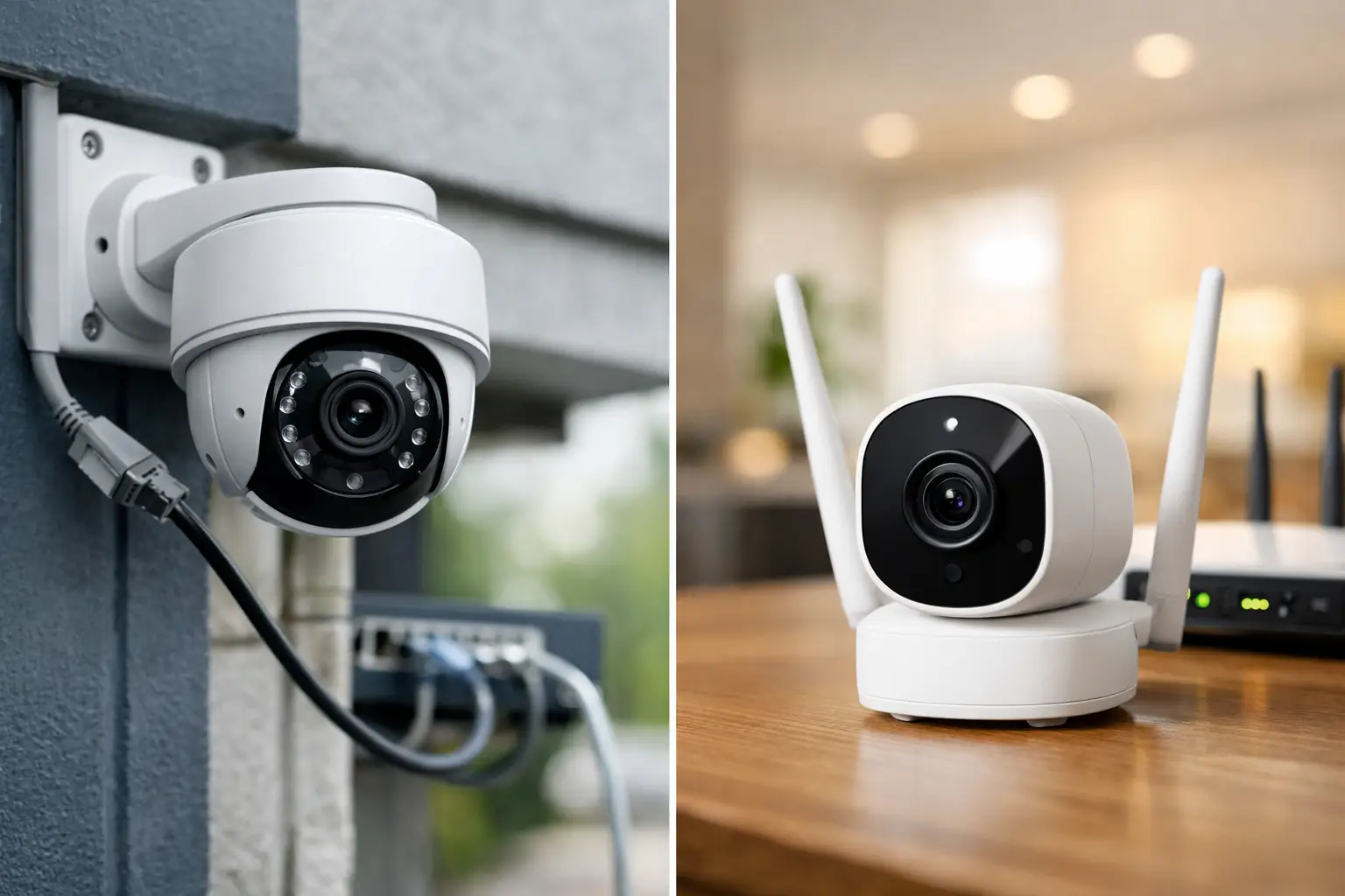 PoE Cameras Versus WiFi Cameras Compared