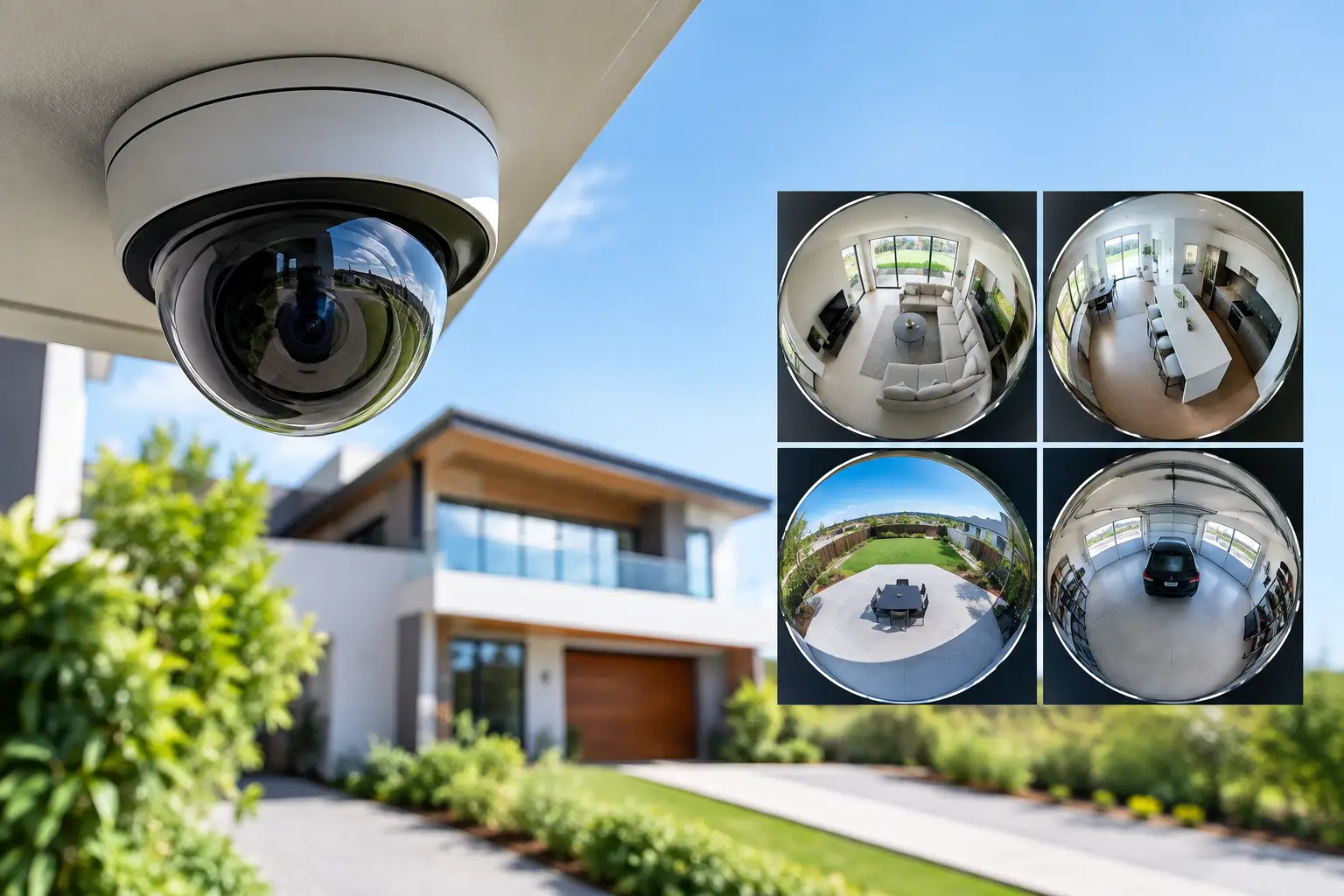 Fisheye Cameras for Complete Property Coverage